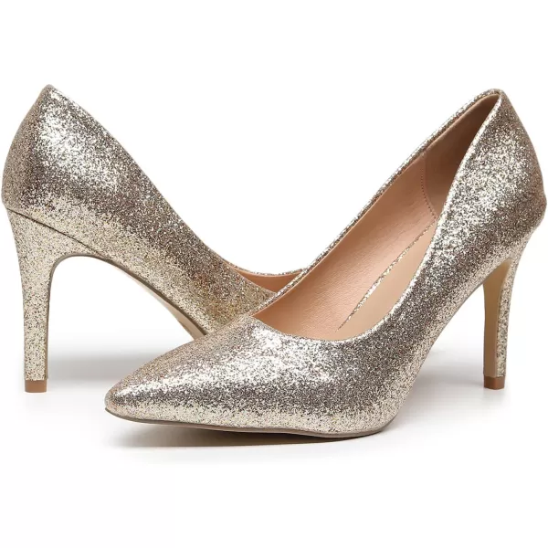 VenusCelia Women's Rokoko Pump Stiletto Heel Shoe