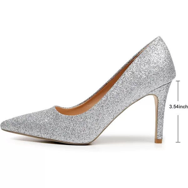 VenusCelia Women's Rokoko Pump Stiletto Heel Shoe