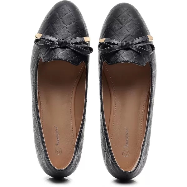 VenusCelia Women's Serenity Bow Flat Shoe