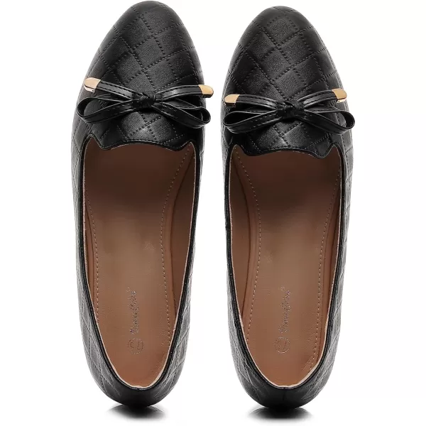 VenusCelia Women's Serenity Bow Flat Shoe