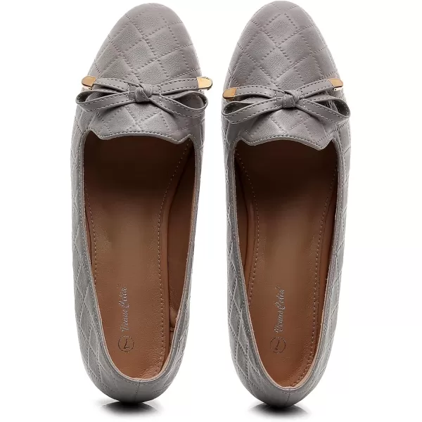 VenusCelia Women's Serenity Bow Flat Shoe