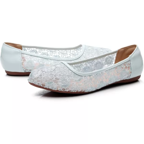 VenusCelia Women's Serenity Breathable Lace Upper Flat