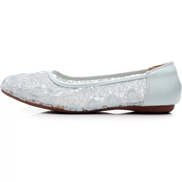 VenusCelia Women's Serenity Breathable Lace Upper Flat