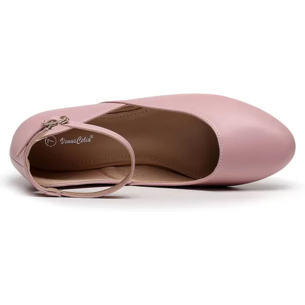 VenusCelia Women's Serenity Strap Flats Shoe