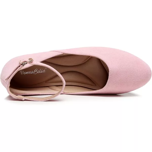 VenusCelia Women's Serenity Strap Flats Shoe