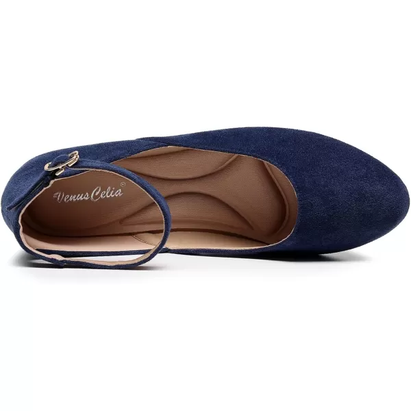 VenusCelia Women's Serenity Strap Flats Shoe