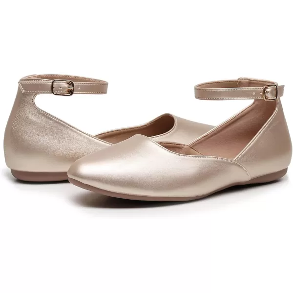 VenusCelia Women's Serenity Strap Flats Shoe