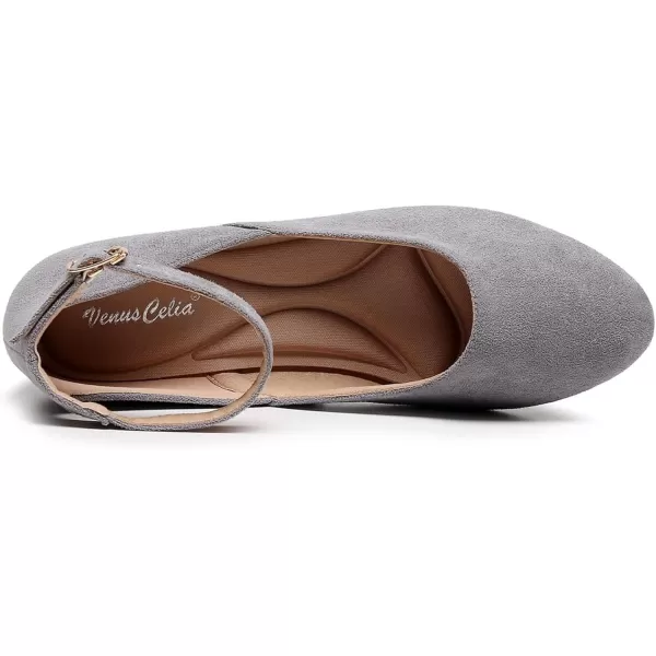VenusCelia Women's Serenity Strap Flats Shoe