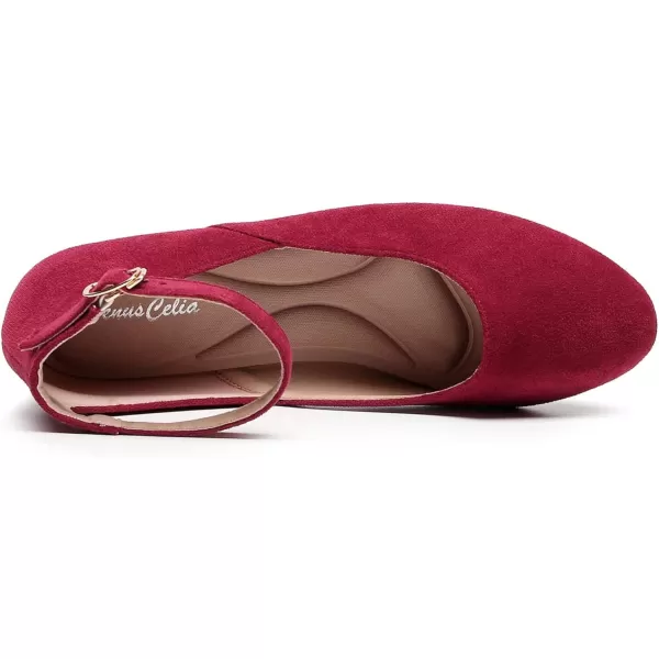 VenusCelia Women's Serenity Strap Flats Shoe