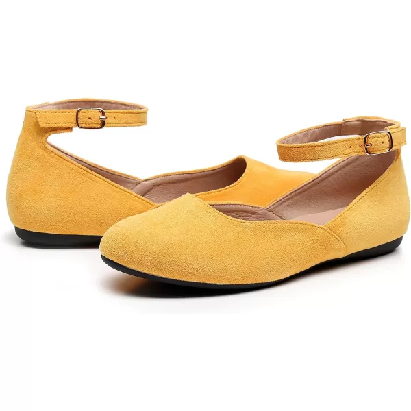 VenusCelia Women's Serenity Strap Flats Shoe