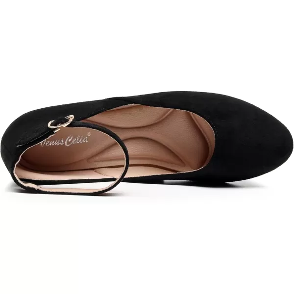 VenusCelia Women's Serenity Strap Flats Shoe