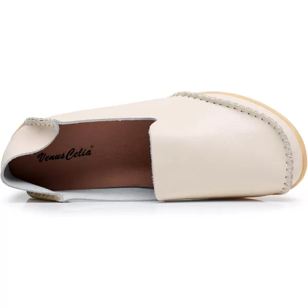 VenusCelia Women's Streamline Comfort Walking Flat Loafer