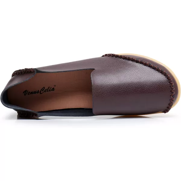 VenusCelia Women's Streamline Comfort Walking Flat Loafer
