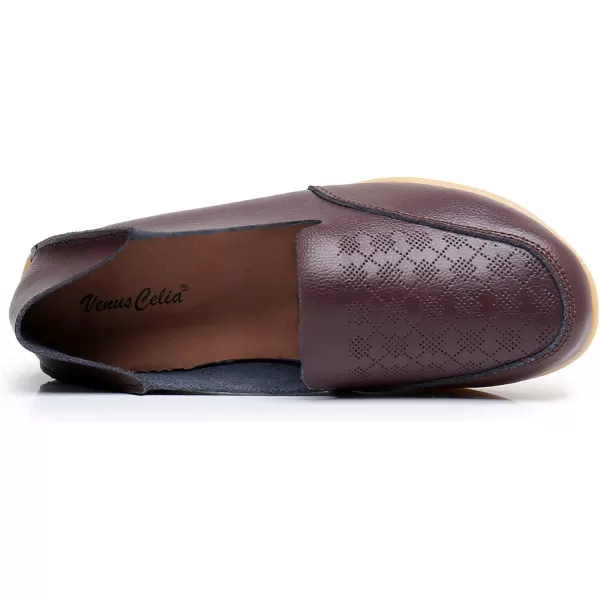 VenusCelia Women's Thawed Comfort Walking Flat Loafer