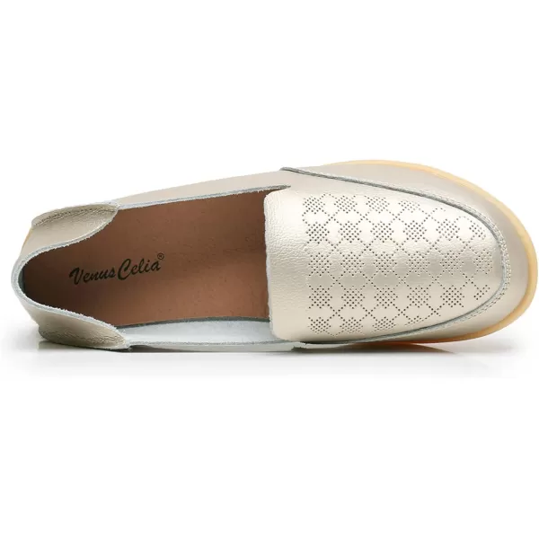 VenusCelia Women's Thawed Comfort Walking Flat Loafer