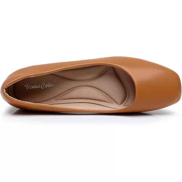 VenusCelia Women's Tile-Toe Flat Shoe