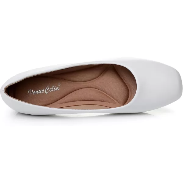 VenusCelia Women's Tile-Toe Flat Shoe