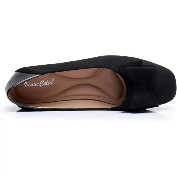 VenusCelia Women's Tile-Toe Flat Shoe