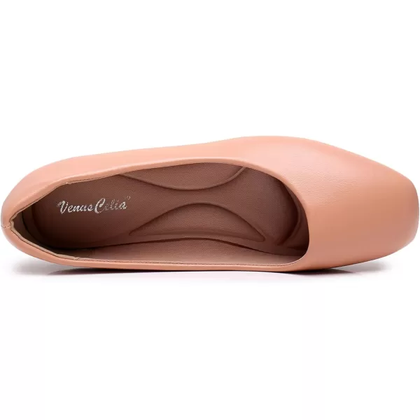 VenusCelia Women's Tile-Toe Flat Shoe