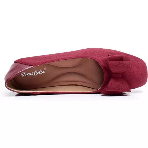 VenusCelia Women's Tile-Toe Flat Shoe