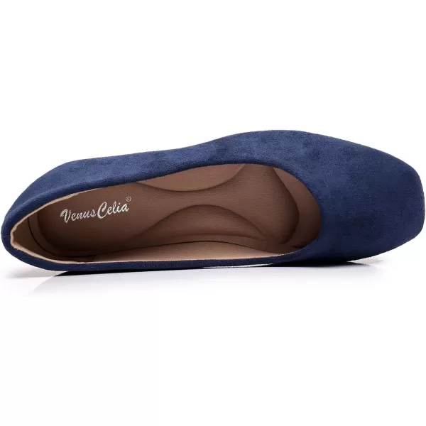VenusCelia Women's Tile-Toe Flat Shoe