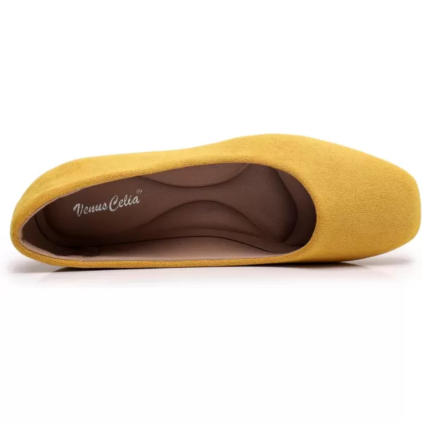 VenusCelia Women's Tile-Toe Flat Shoe