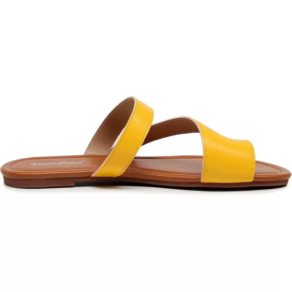 VenusCelia Women's Toe-Ring Slide Sandal