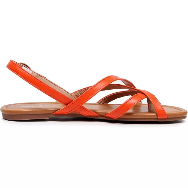 VenusCelia Women's X-Band Strap Flat Sandal