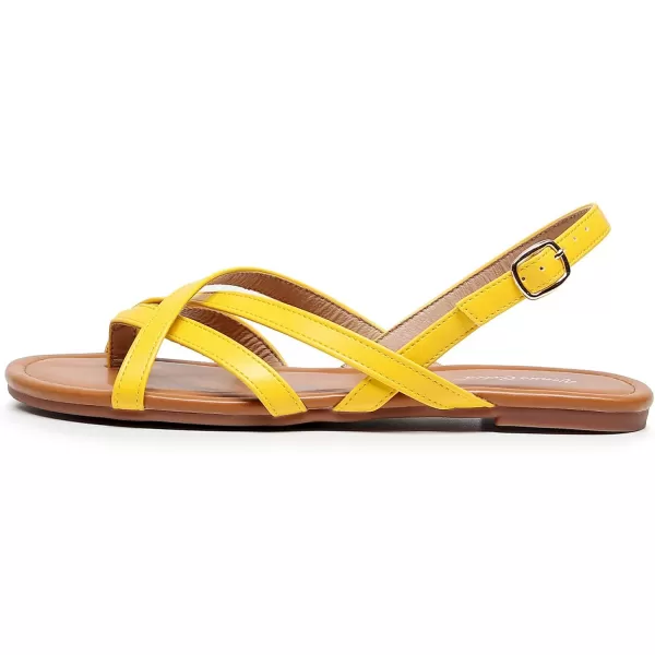 VenusCelia Women's X-Band Strap Flat Sandal