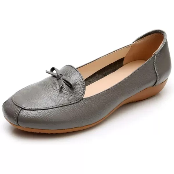 VenusCelia Women's Bowknot Wide Flat Shoe