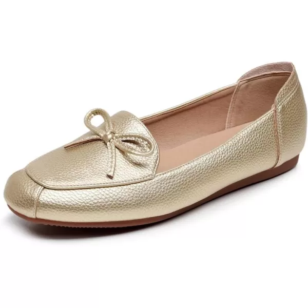 VenusCelia Women's Bowknot Wide Flat Shoe