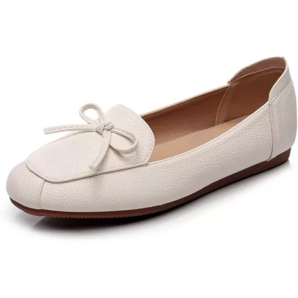 VenusCelia Women's Bowknot Wide Flat Shoe