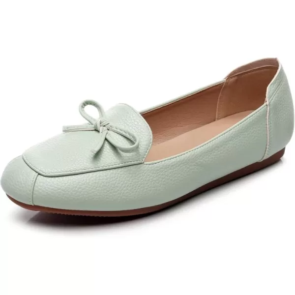 VenusCelia Women's Bowknot Wide Flat Shoe