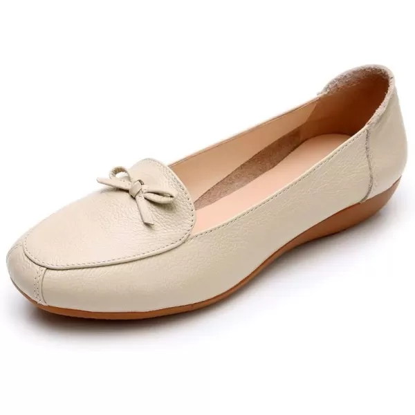 VenusCelia Women's Bowknot Wide Flat Shoe
