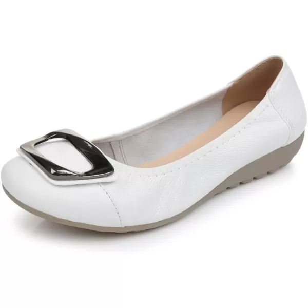VenusCelia Women's Buckle Dance Flats Shoe