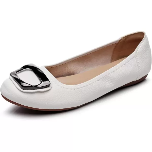 VenusCelia Women's Buckle Dance Flats Shoe