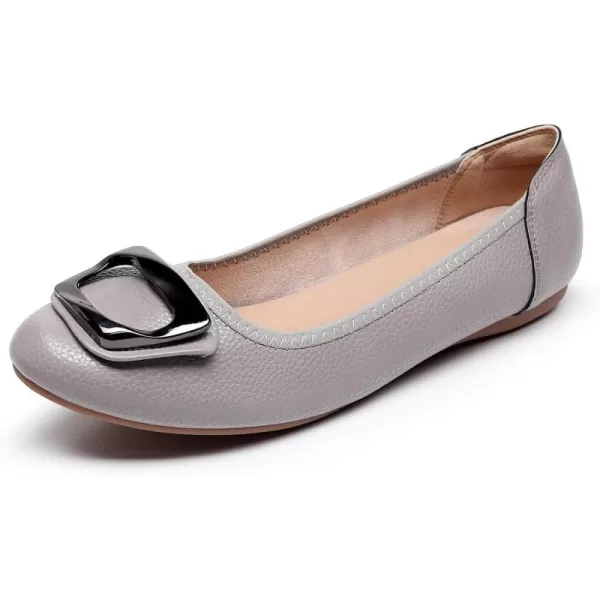 VenusCelia Women's Buckle Dance Flats Shoe
