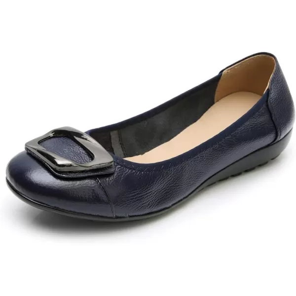 VenusCelia Women's Buckle Dance Flats Shoe