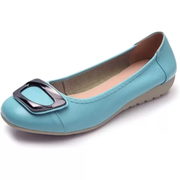 VenusCelia Women's Buckle Dance Flats Shoe
