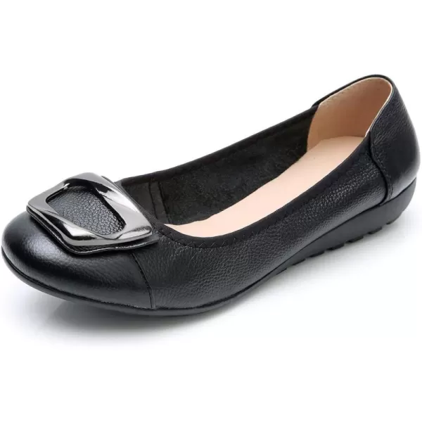 VenusCelia Women's Buckle Dance Flats Shoe
