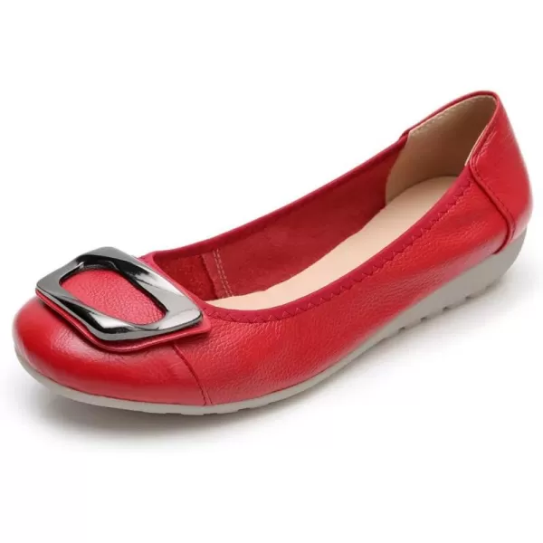 VenusCelia Women's Buckle Dance Flats Shoe