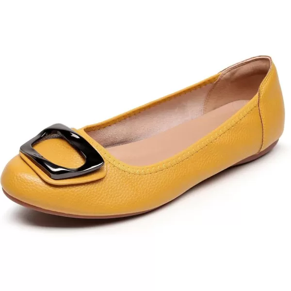 VenusCelia Women's Buckle Dance Flats Shoe