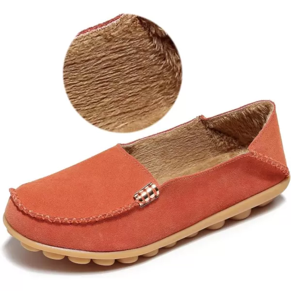 Orange Shearling