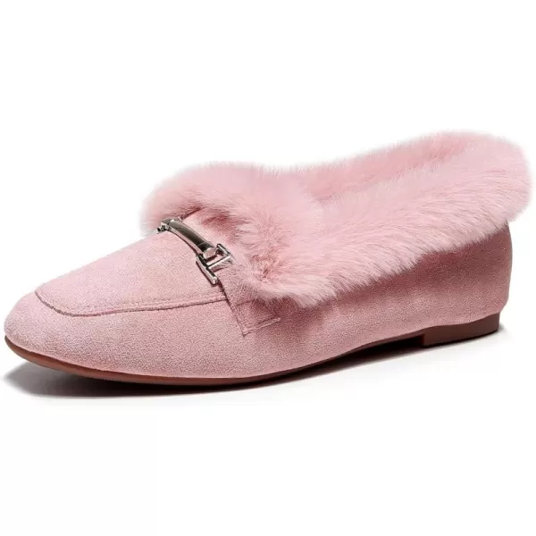 VenusCelia Women's Cozy Furry Flat Shoe