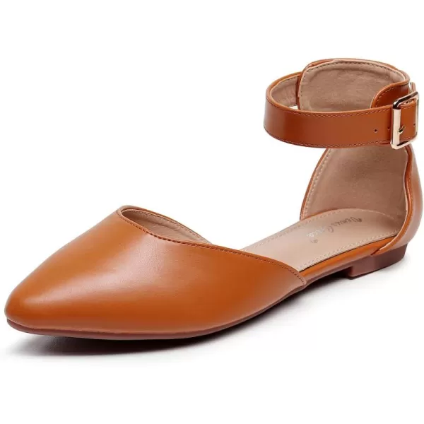 VenusCelia Women's D'Orsay Strap Flat Shoe