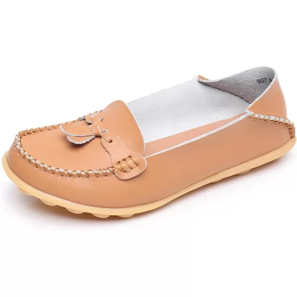 VenusCelia Women's Decoration Comfort Walking Flat Loafer