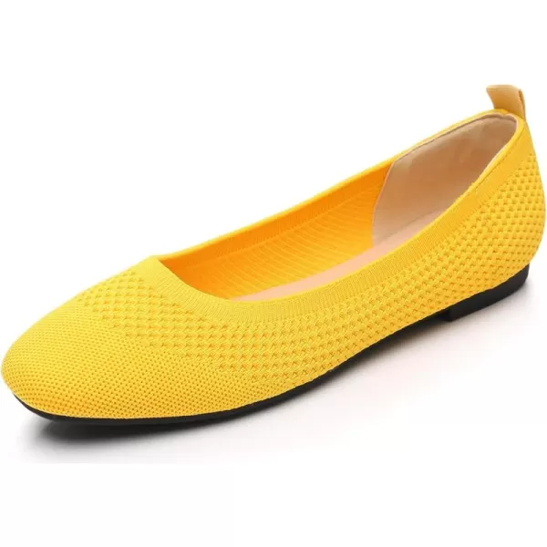 VenusCelia Women's Flexible Knit Flat Shoe
