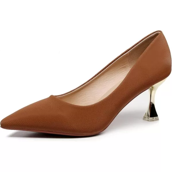 VenusCelia Women's Golden-Sun Pump Stiletto Heel Shoe
