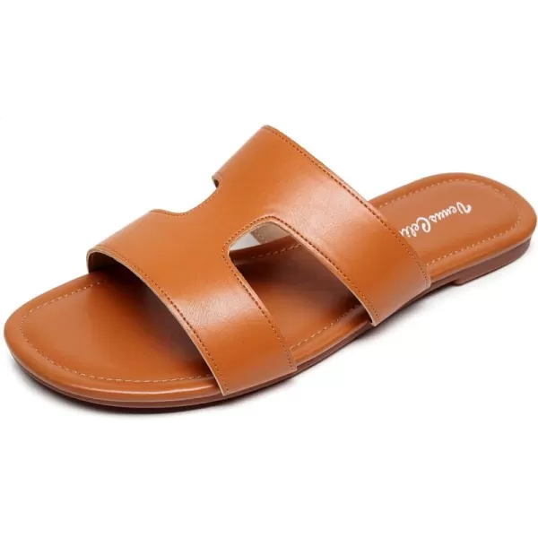 VenusCelia Women's H Band Flat Sandal