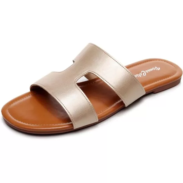 VenusCelia Women's H Band Flat Sandal